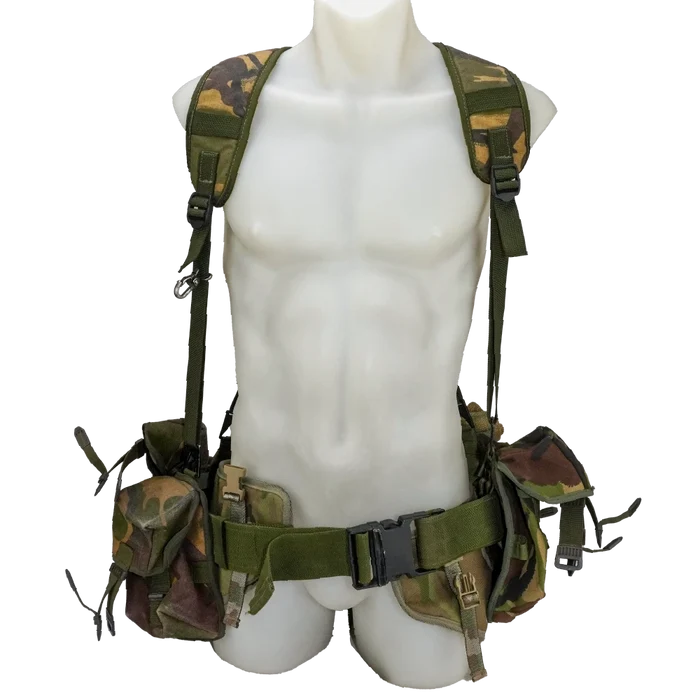 British Army PLCE Web Set with Belt Pad - Medium - British Army Surplus - Webbing Sets