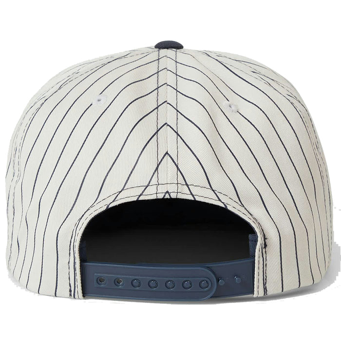 Brixton The League Snapback Hat Navy Pure Boardshop