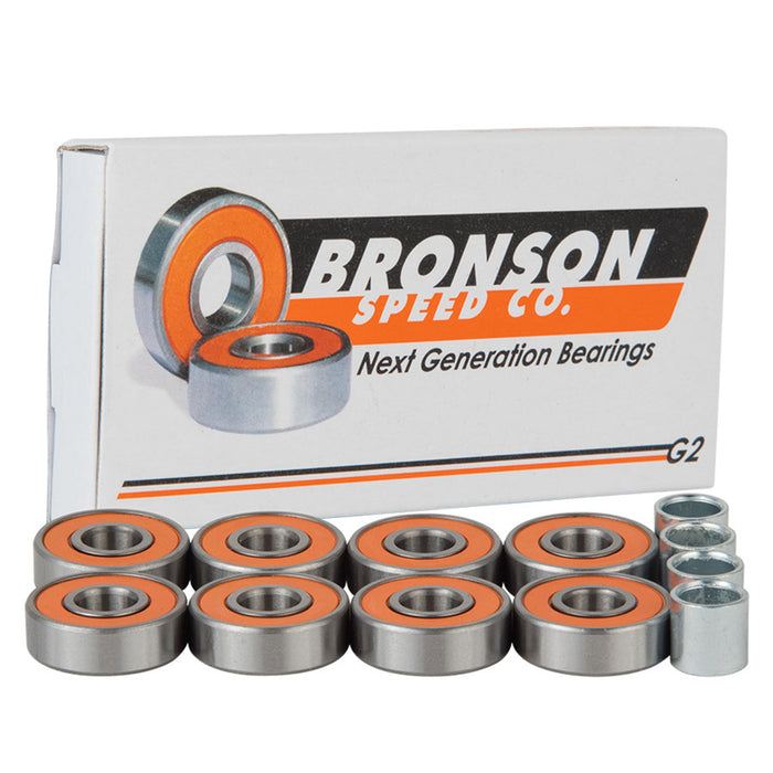 Bronson Speed Co Bronson G2 Skateboard Bearings Pure Board Shop