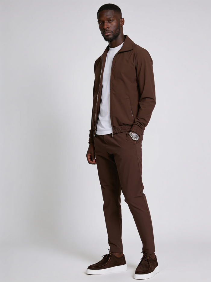 BROWN TECH SUIT
