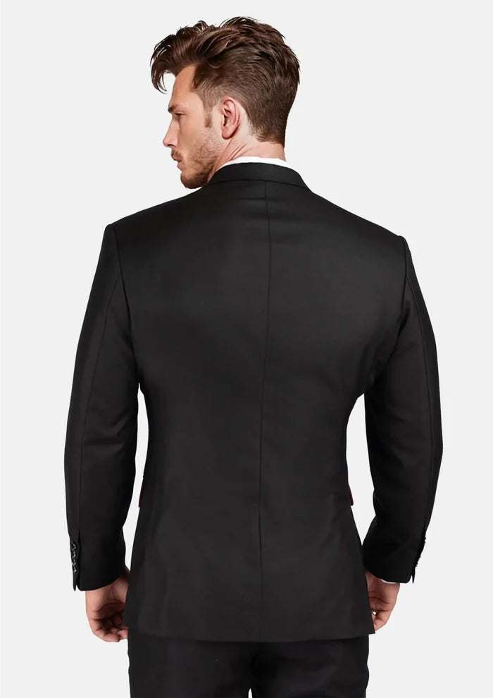 Bryant Black Sharkskin Suit - SARTORO