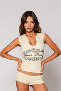 BUCKLE BUNNY TANK / OFF-WHITE