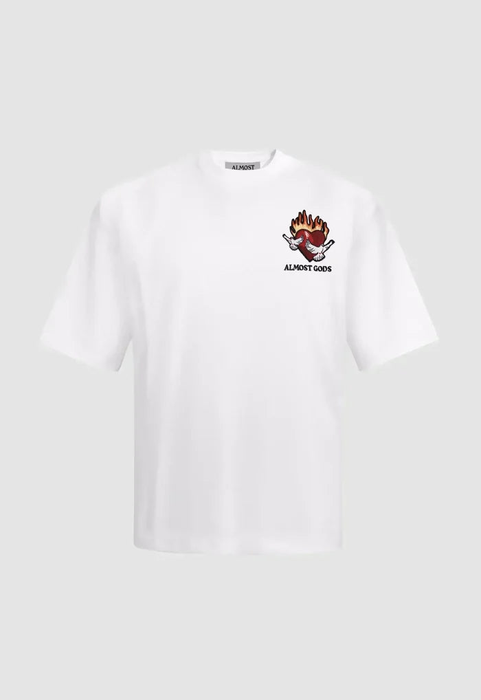 Burning Heart Boxy Tee