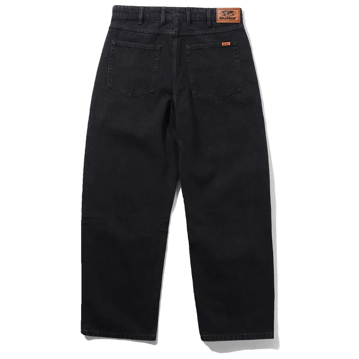 Butter Goods Relaxed Denim Jeans flat black pure boardshop