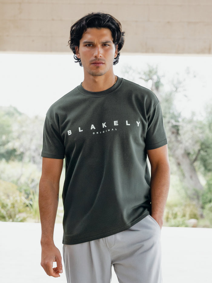 Byron Relaxed T-Shirt - Pine Green
