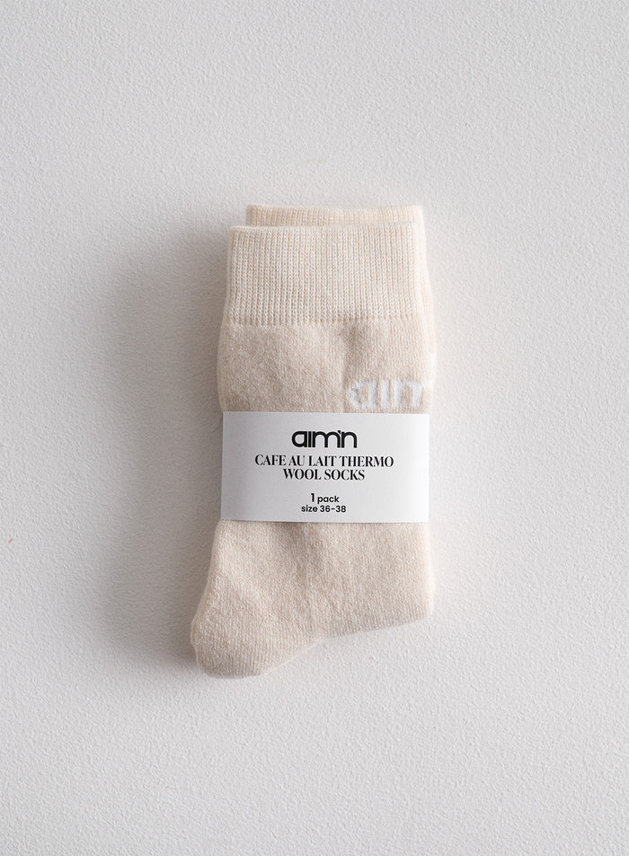 Café Au Lait Thermo Wool Sock