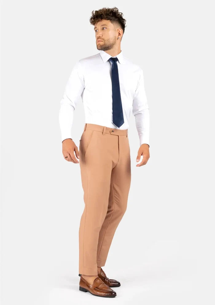 Camel Stretch Pants - SARTORO