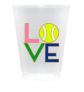 CANVAS Style Shatterproof Frost Plastic Cups 10pk
