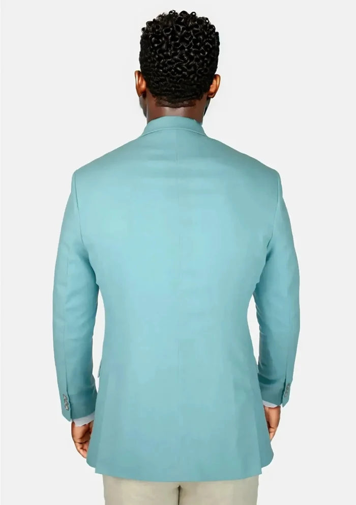 Astor Capri Blue Linen Blend Jacket - SARTORO