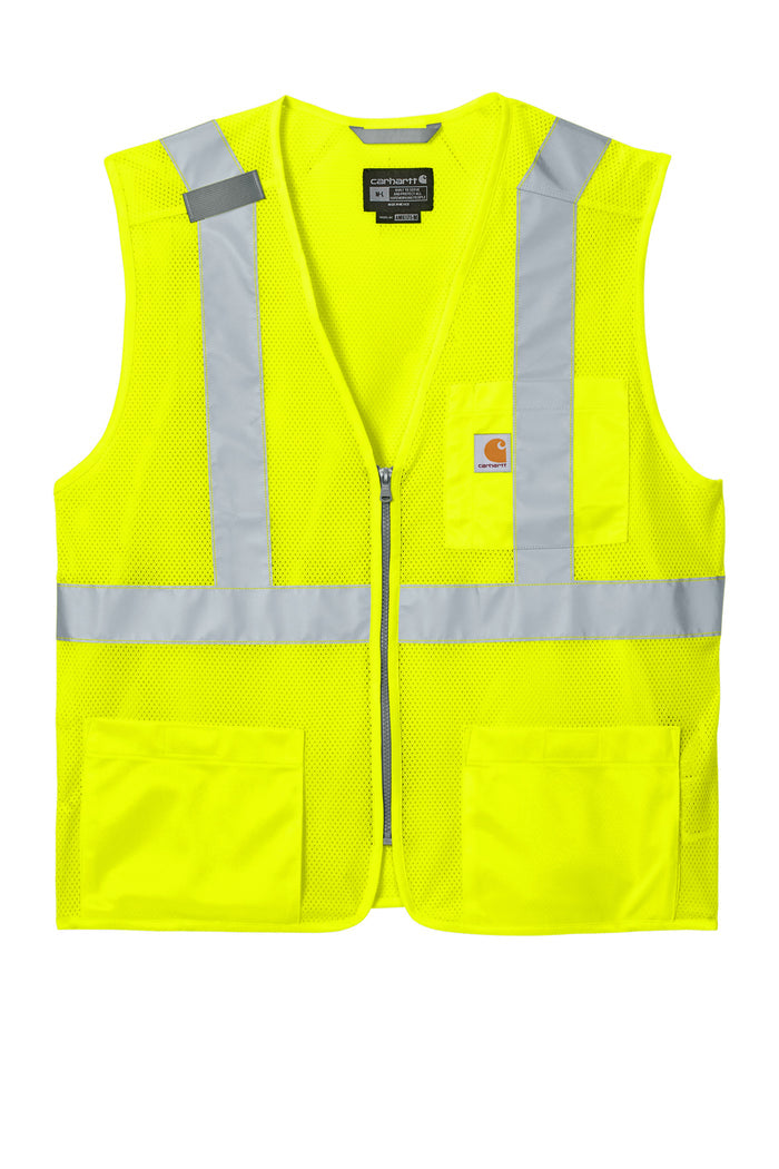 Carhartt® ANSI Class 2 Mesh Zip-Front Vest | CT106171 - The Lemon Print & Design Studio