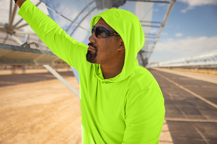 Carhartt Force® Sun Defender™ Long Sleeve Hooded T-Shirt | CT106923 - The Lemon Print & Design Studio