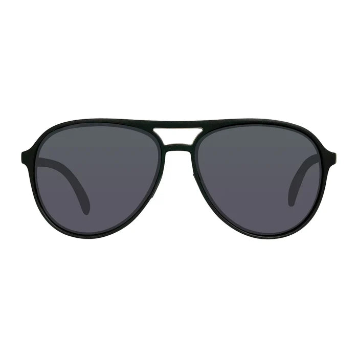 Cassette Apollo Sunglasses Matte Black / Polarized Smoke Lens pure boardshop