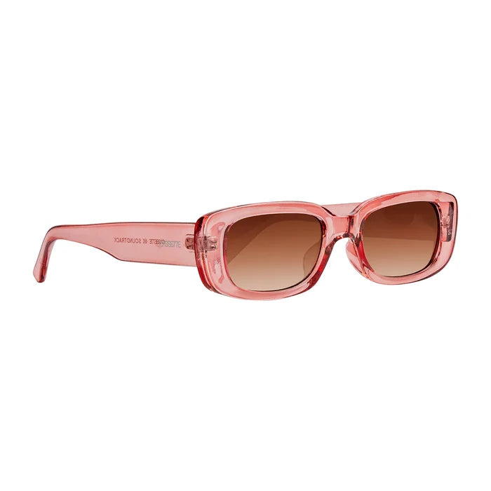 Dusty Rose with Gradient Brown Lens