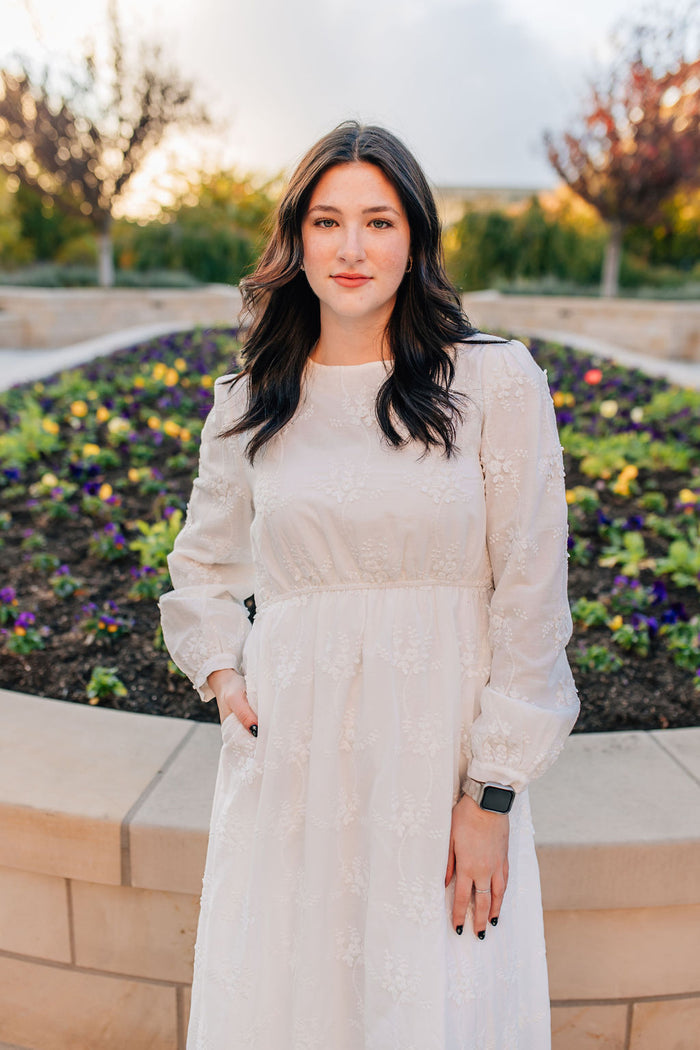 Cassie LDS Temple dress