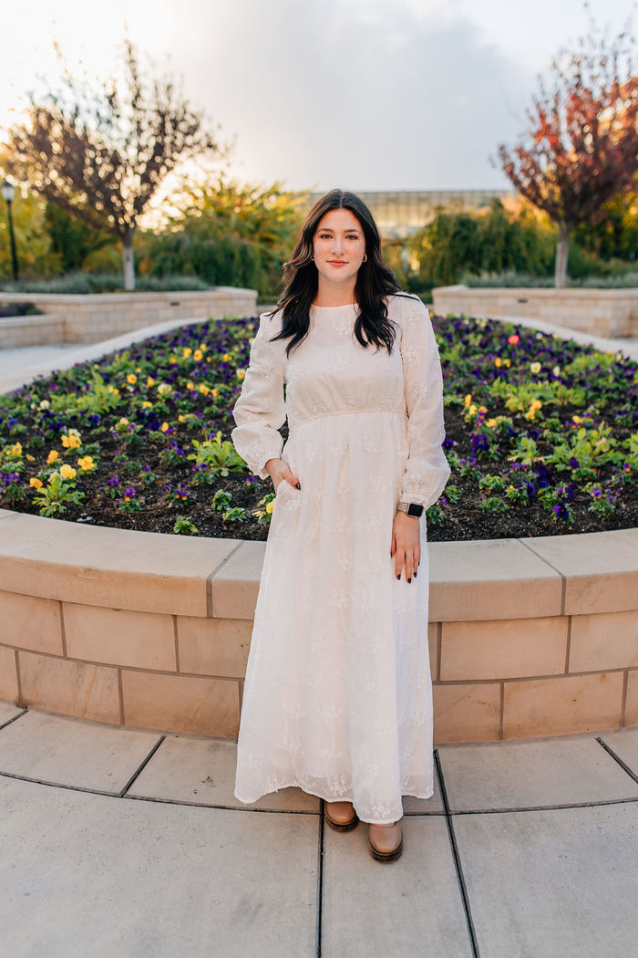 Cassie LDS Temple dress