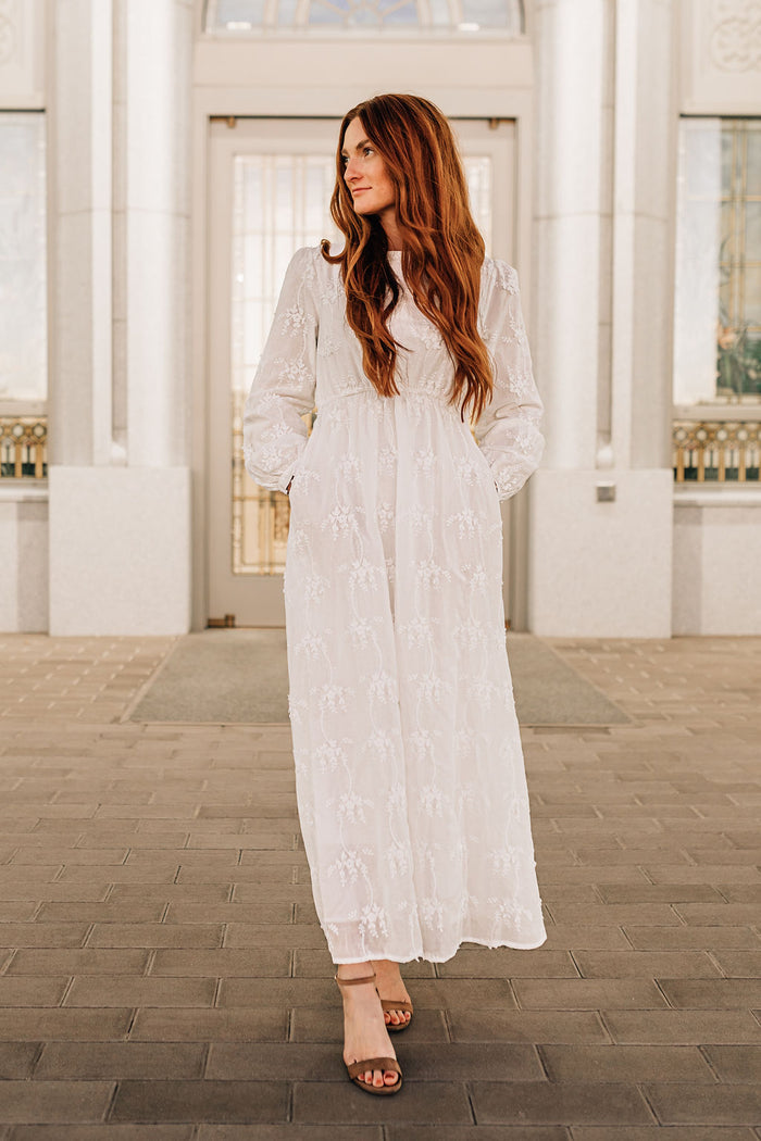 Cassie LDS Temple dress