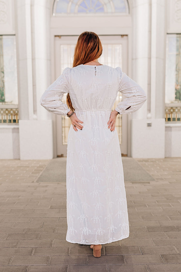 Cassie LDS Temple dress