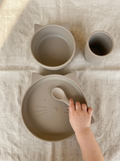 Sand cat silicone baby dinnerware set