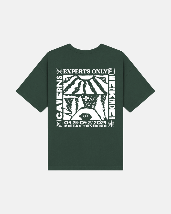 Caverns 2024 Green Tee