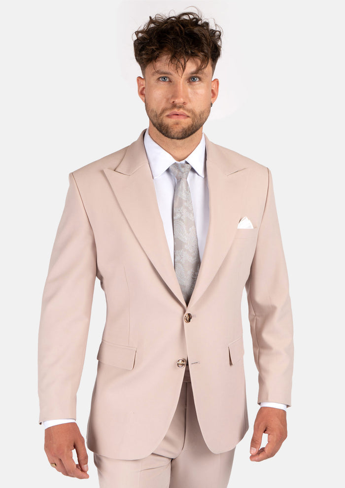 Champagne Stretch Suit