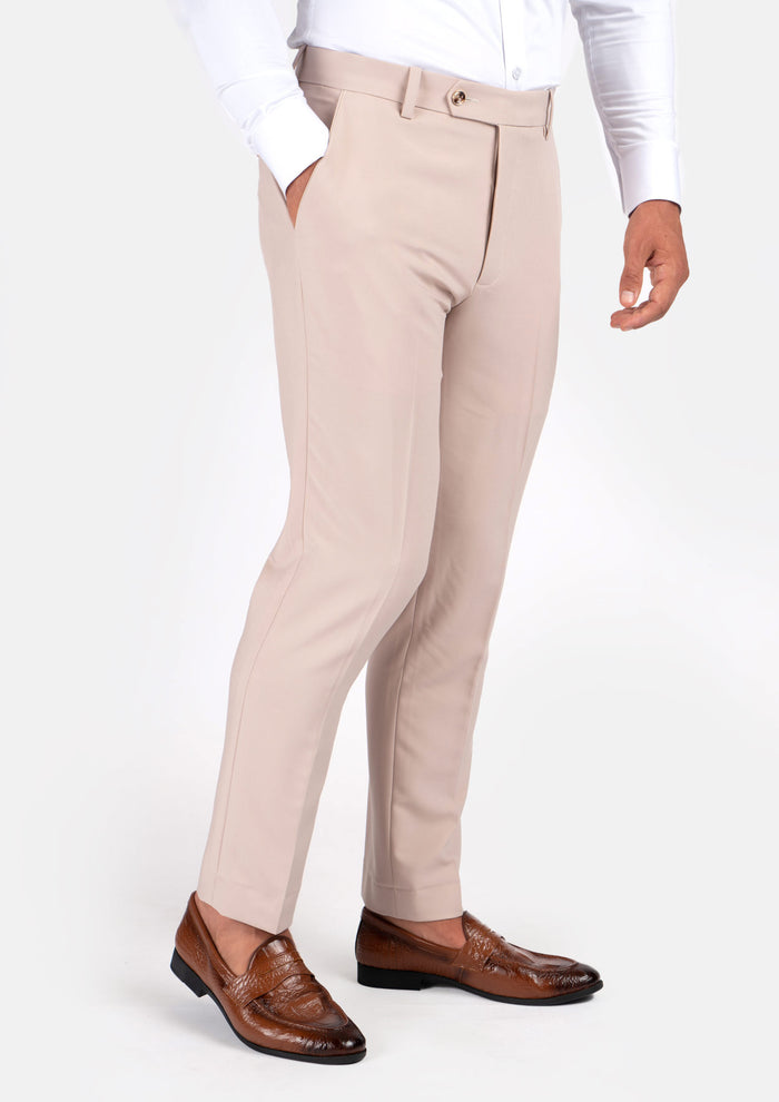 Champagne Stretch Suit