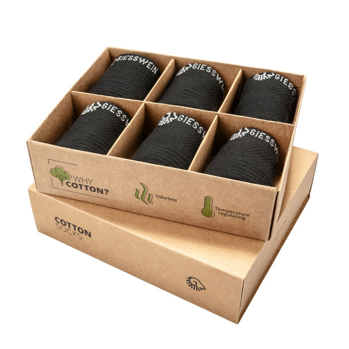 Giesswein Sneaker Socks 6er Pack - noir 022