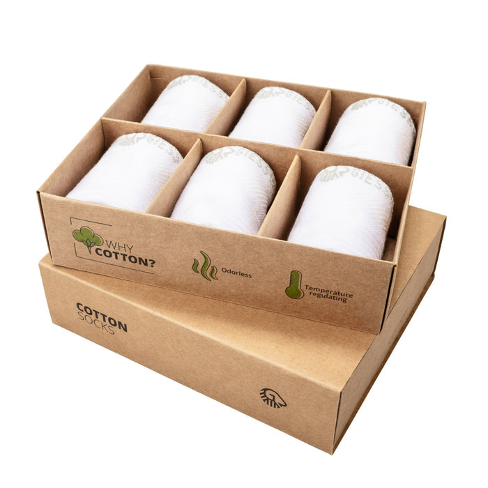 Giesswein Sneaker Socks 6er Pack - blanc arctique 011