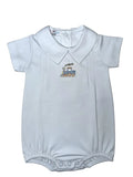 Choo Choo Train Hand Embroidered Bubble