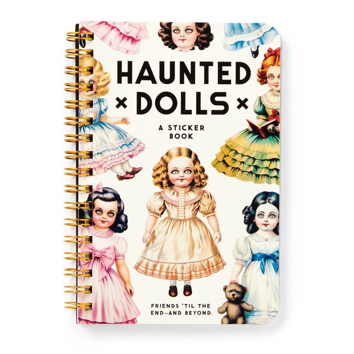 Chronicle Books - Brass Monkey Haunted Dolls Sticker Book