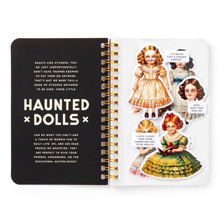 Chronicle Books - Brass Monkey Haunted Dolls Sticker Book