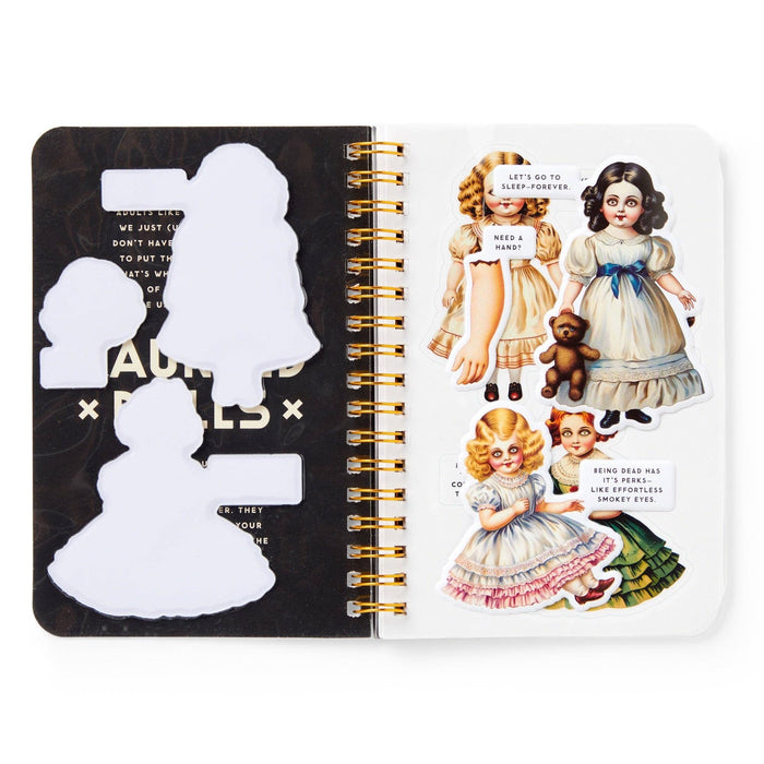 Chronicle Books - Brass Monkey Haunted Dolls Sticker Book