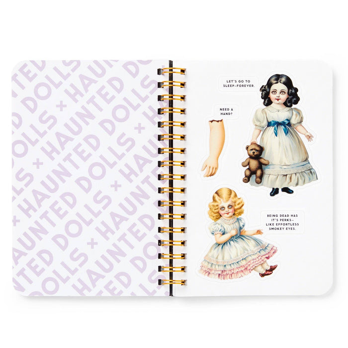 Chronicle Books - Brass Monkey Haunted Dolls Sticker Book