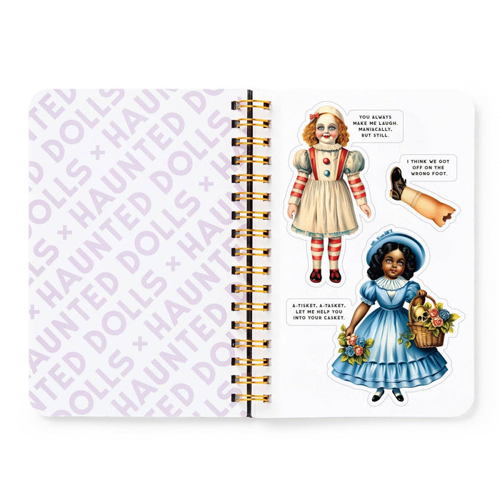Chronicle Books - Brass Monkey Haunted Dolls Sticker Book
