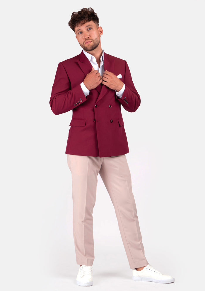 Claret Red Stretch Jacket