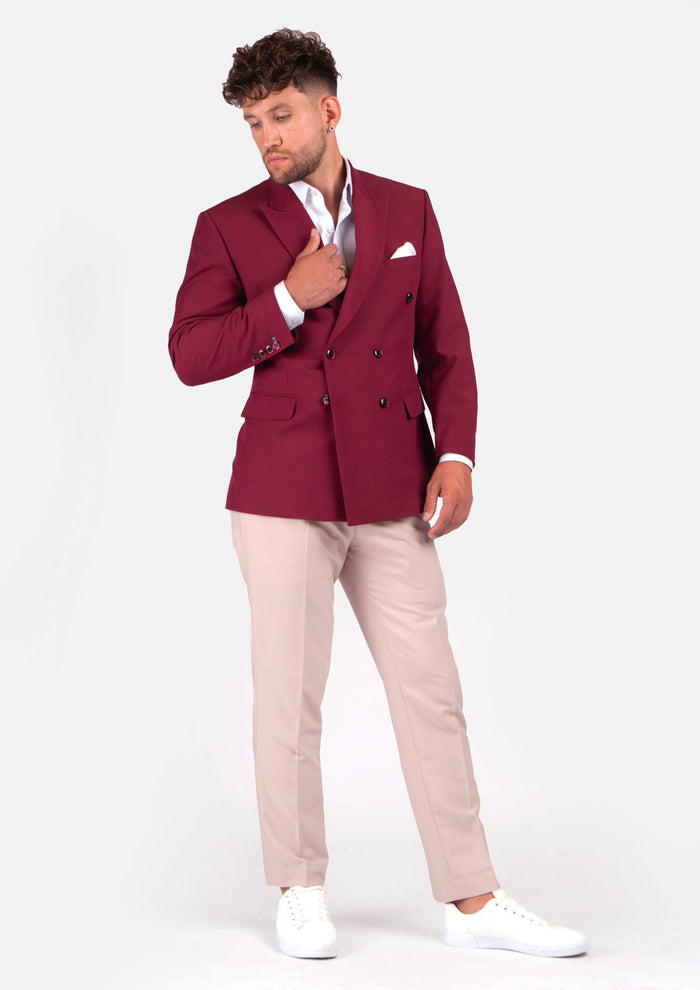 Claret Red Stretch Jacket