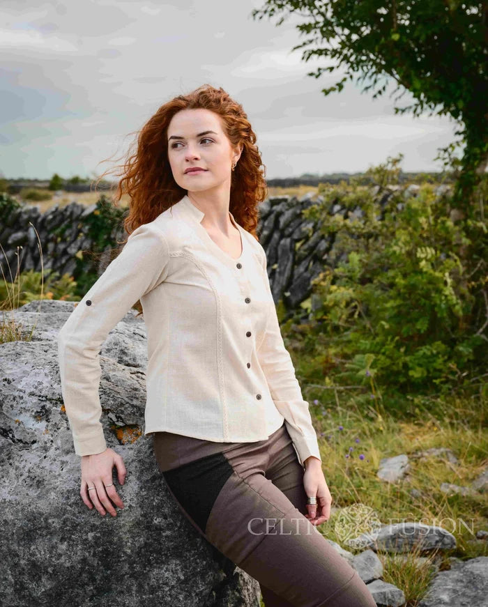 Celtic Fusion Design, Irish-designed folklore-inspired clothing created with a focus on sustainability, natural textures, and