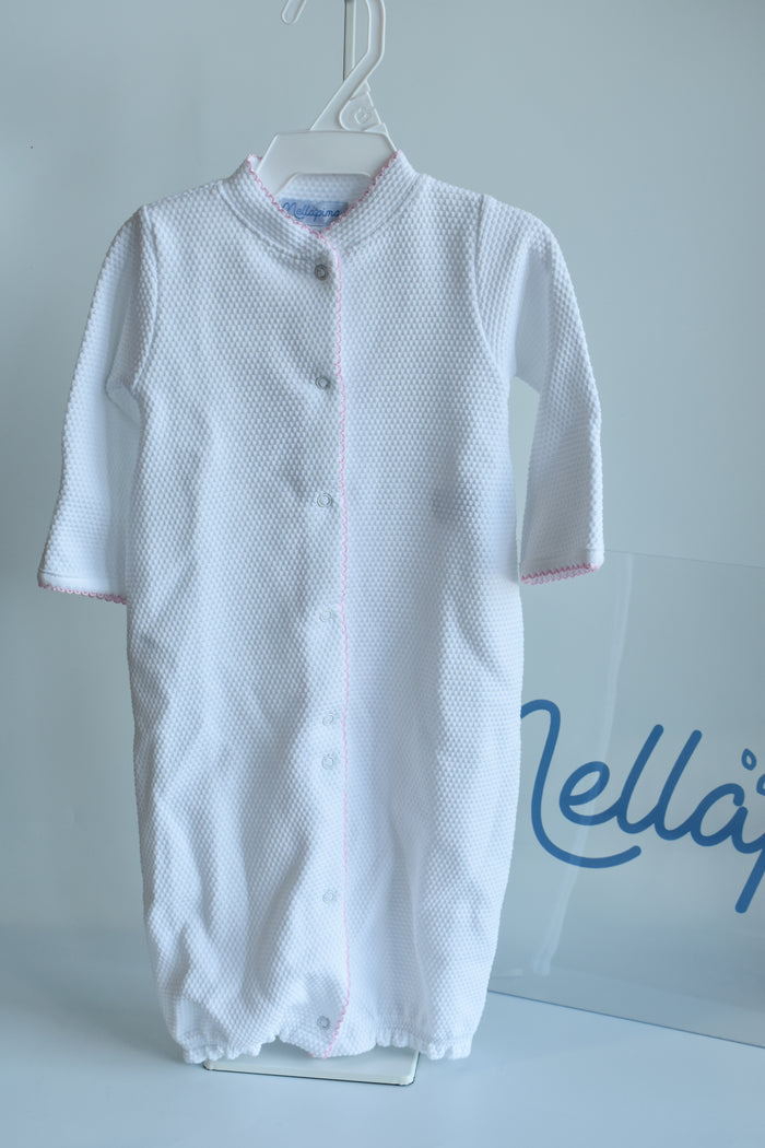 Classic White Bubbled Newborn Converter Gown
