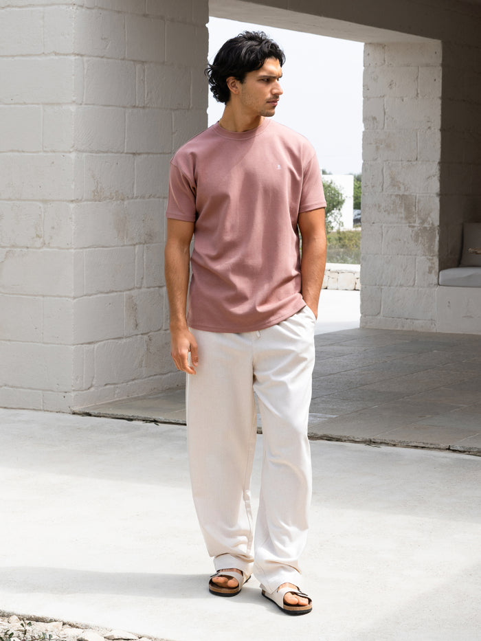 Conrad Relaxed Anchor T-Shirt - Clay