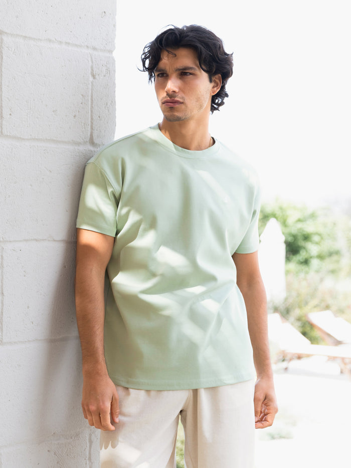 Conrad Relaxed Anchor T-Shirt - Mint Green
