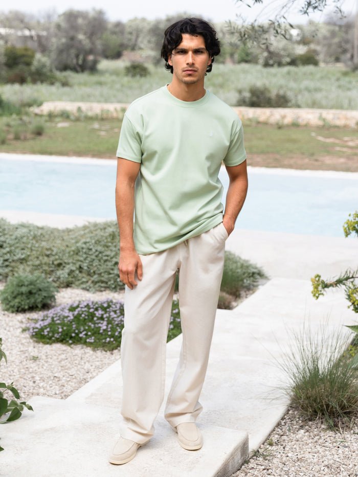 Conrad Relaxed Anchor T-Shirt - Mint Green