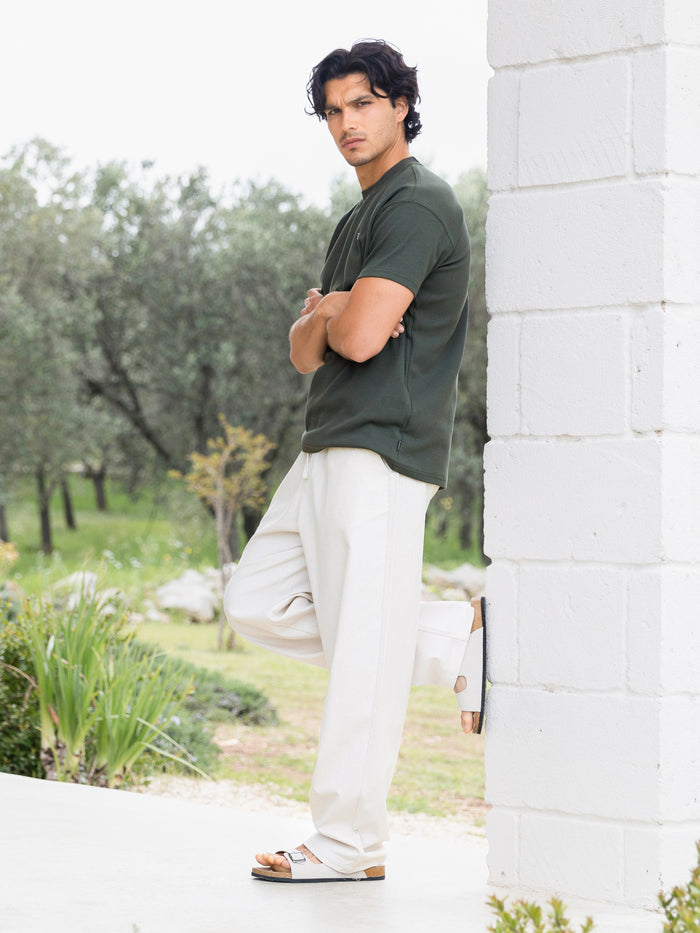 Conrad Relaxed Anchor T-Shirt - Pine Green