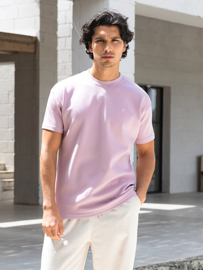 Conrad Relaxed Anchor T-Shirt - Washed Pink