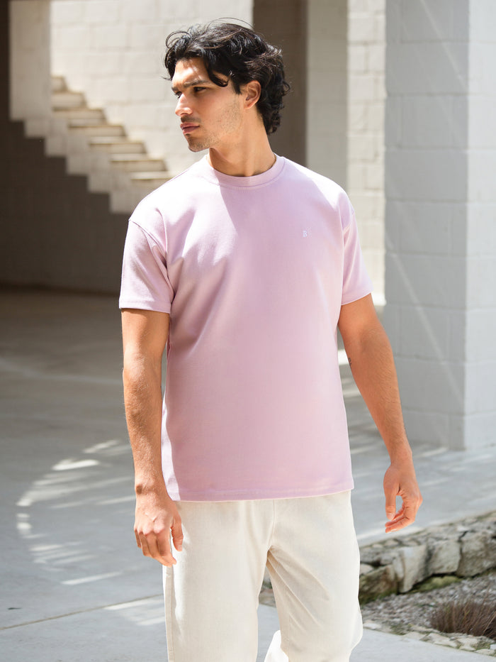 Conrad Relaxed Anchor T-Shirt - Washed Pink