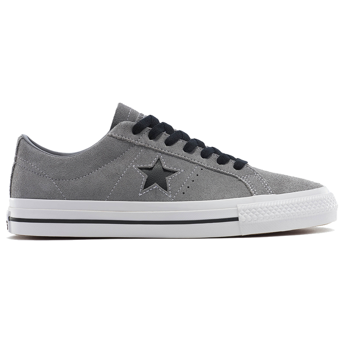 Converse CONS One Star Pro Suede Skate Shoes Classic Grey/Black/White Pure Baordshop