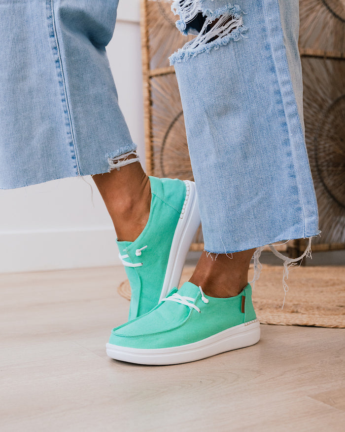 Corkys Kayak 2 Slip On - Neon Mint Green FINAL SALE  Corkys Footwear