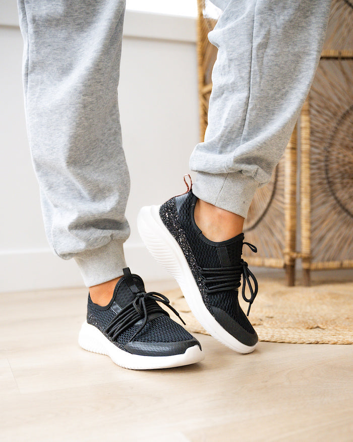 Corkys Soft Serve Sneakers - Black  Corkys Footwear