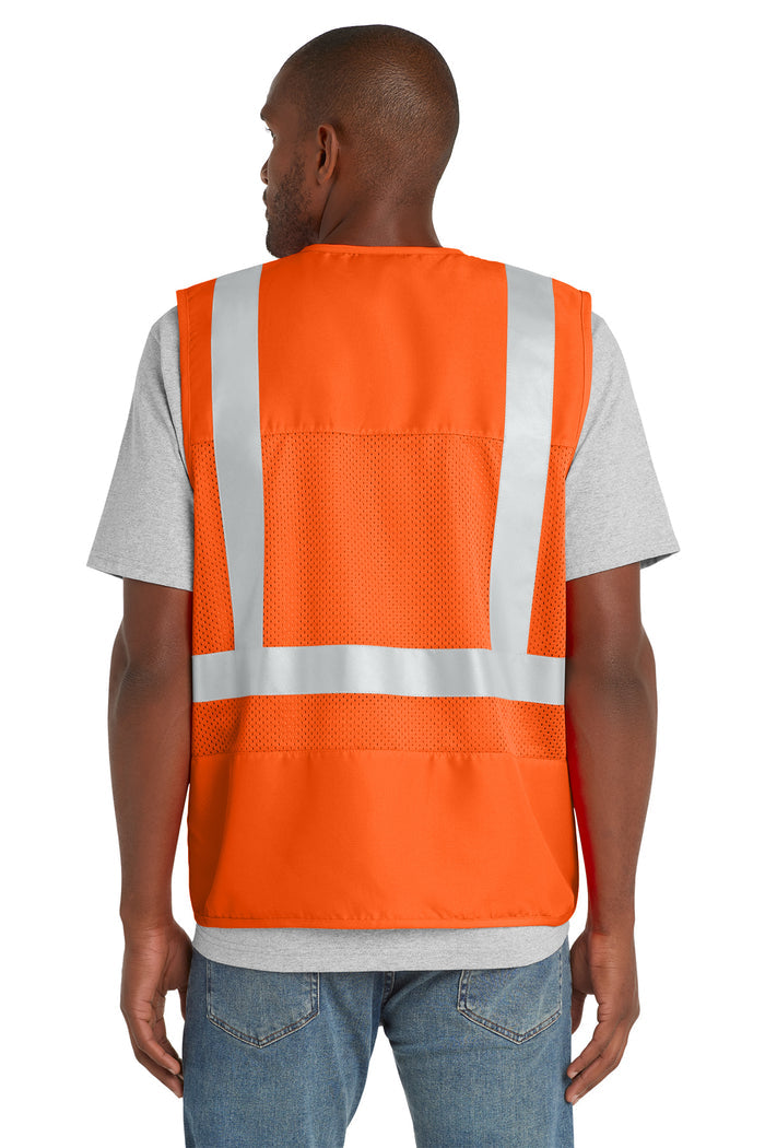 CornerStone® - ANSI 107 Class 2 Mesh Back Safety Vest | CSV405 - The Lemon Print & Design Studio