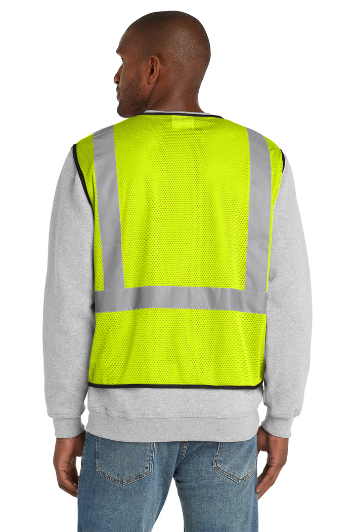 CornerStone ® ANSI 107 Class 2 Economy Mesh One-Pocket Vest | CSV100 - The Lemon Print & Design Studio