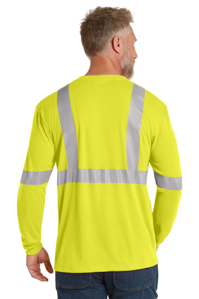 CornerStone® ANSI 107 Class 2 Long Sleeve Safety T-Shirt | CS401LS - The Lemon Print & Design Studio