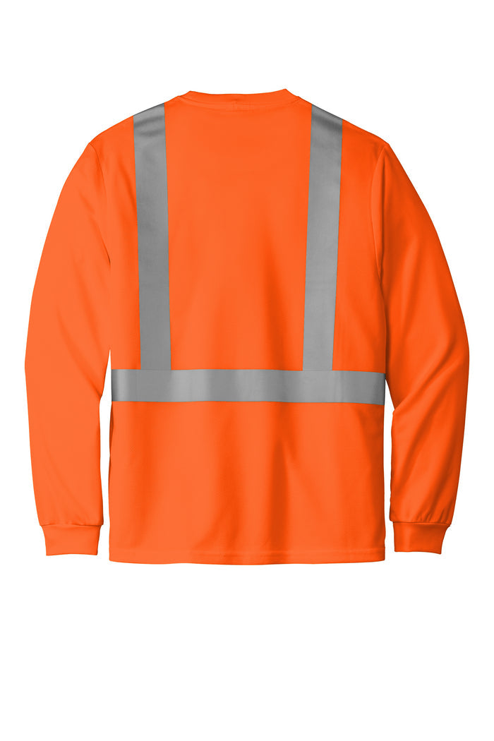 CornerStone® ANSI 107 Class 2 Mesh Long Sleeve Tee | CS201 - The Lemon Print & Design Studio